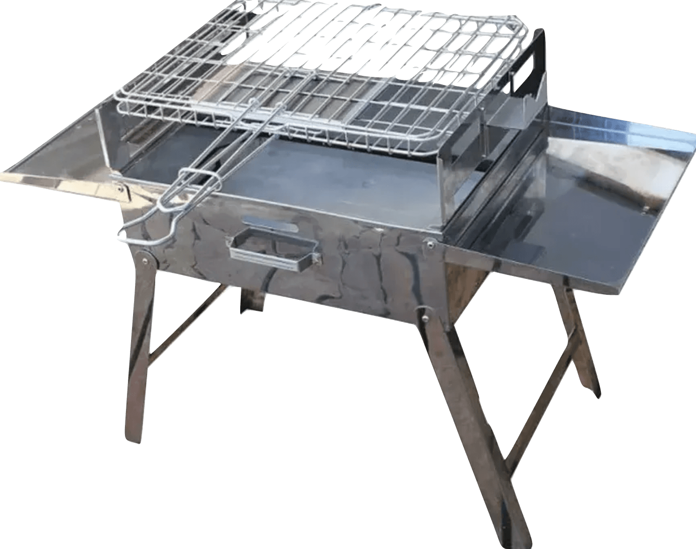 Portable Camping Braai with Cover Case